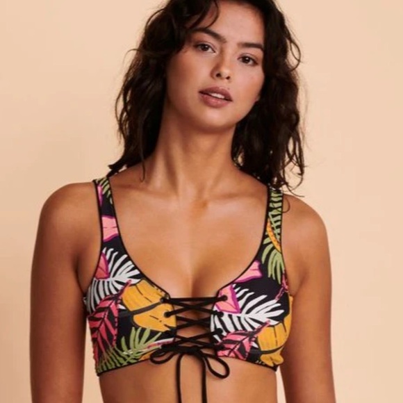 MAAJI  Lace Up Bra REVERSIBLE Swimming suit  BRAND New with tags $65 - Picture 2 of 8